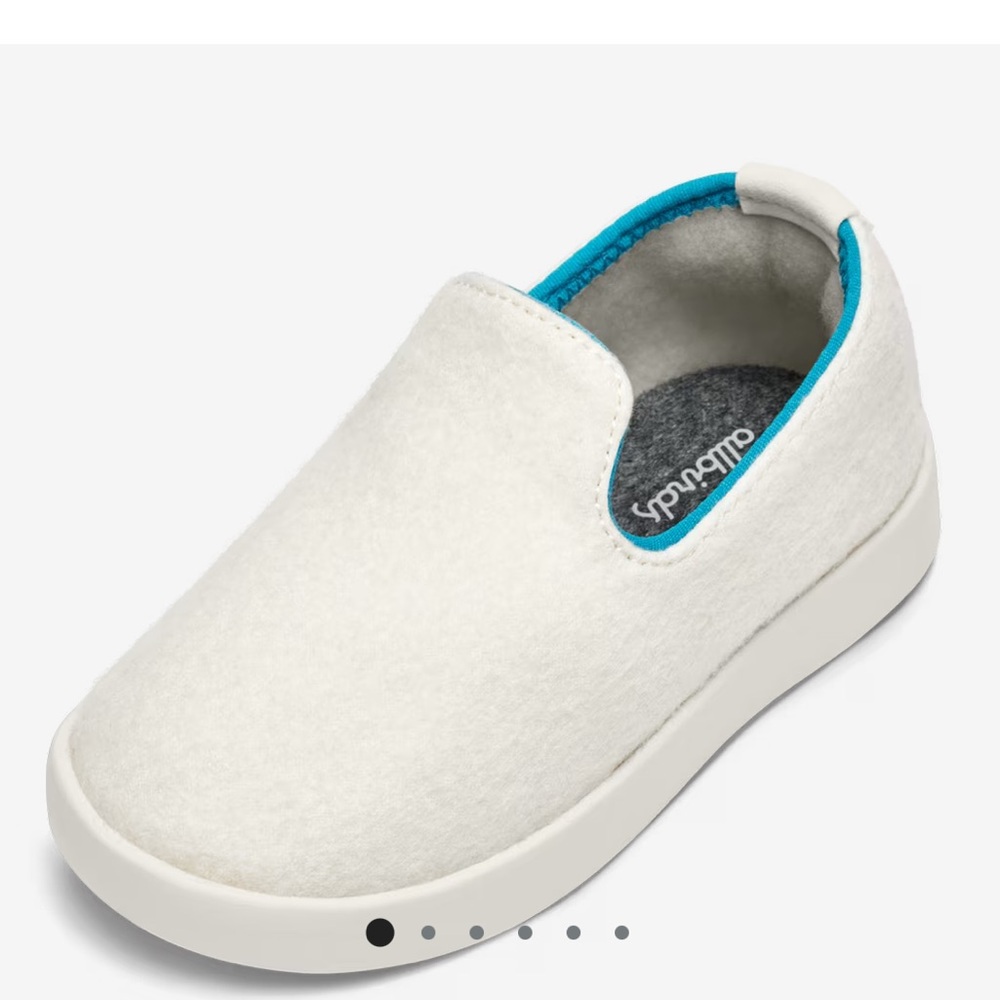 BNIB Smallbirds Wool Loungers - Big Kids Natural White Y1